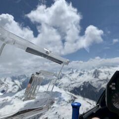 Flugwegposition um 10:08:38: Aufgenommen in der Nähe von Gemeinde Gashurn, Gaschurn, Österreich in 2681 Meter